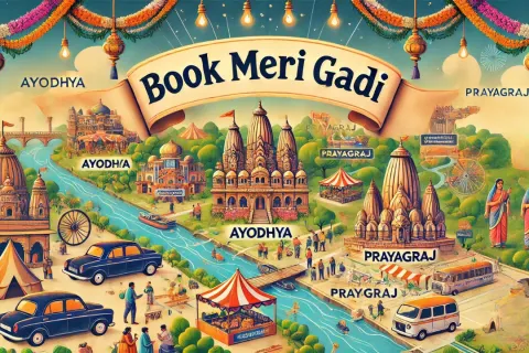 Delhi Prayagraj Ayodhya (3-Days BookMeriGadi Mahakumbha Special)