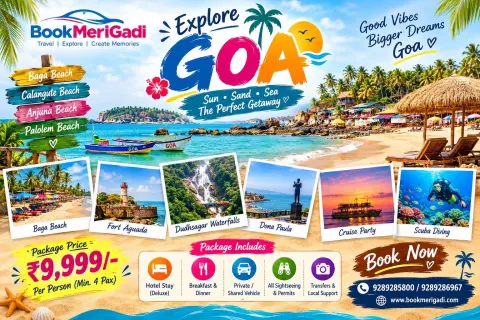 Goa Beach Holiday | 3 Nights / 4 Days | North and South Goa