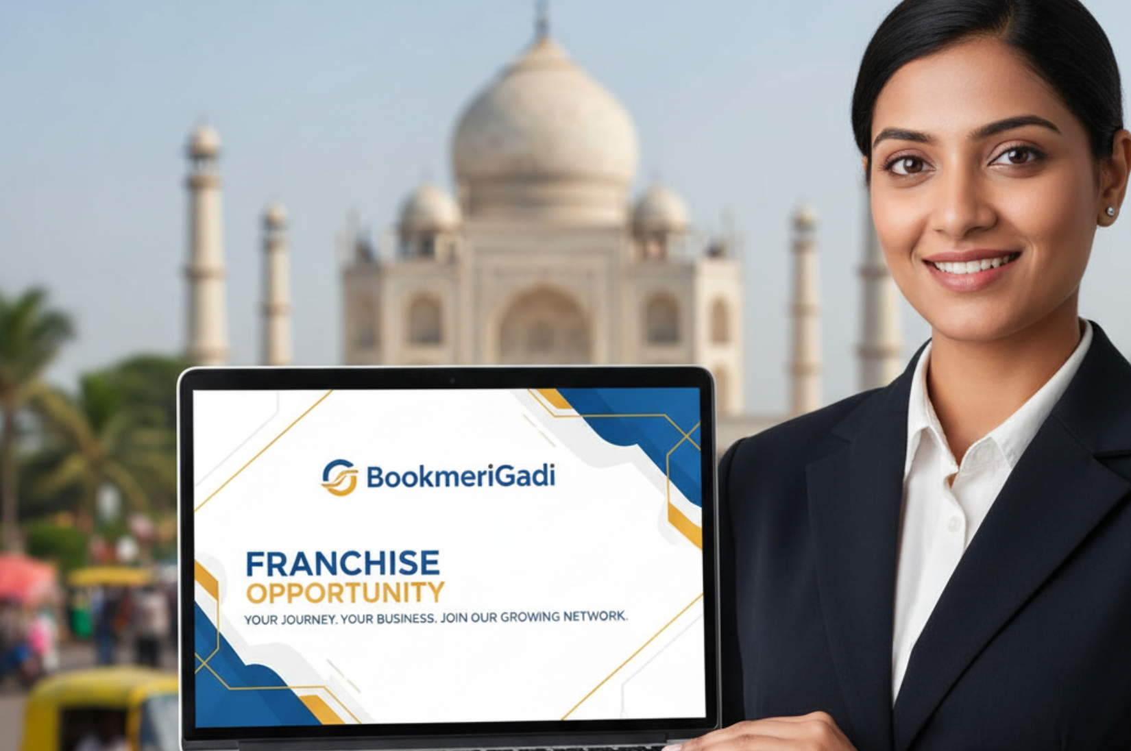 Professional portrait image representing franchise success