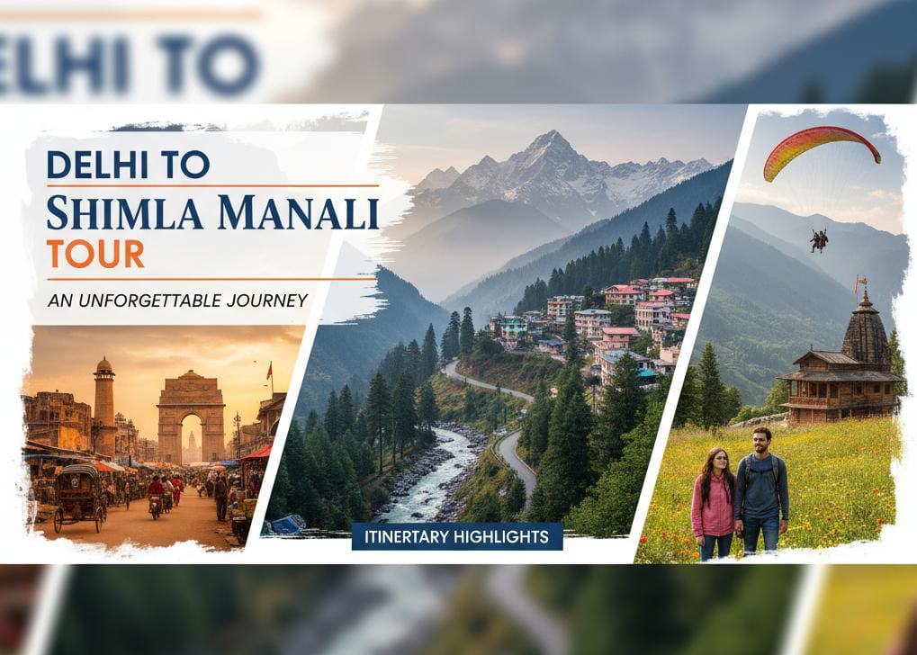 Delhi To Manali and Shimla (4 Days 3 Nights)